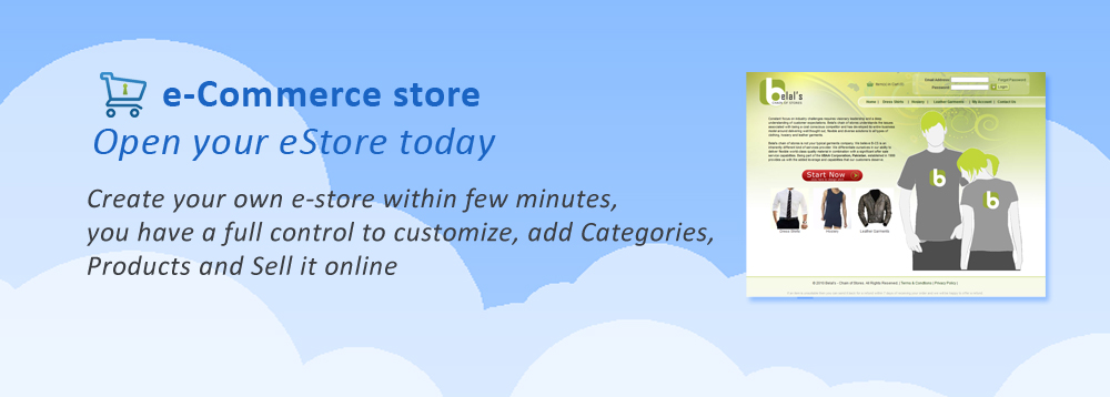 e-Commerce store